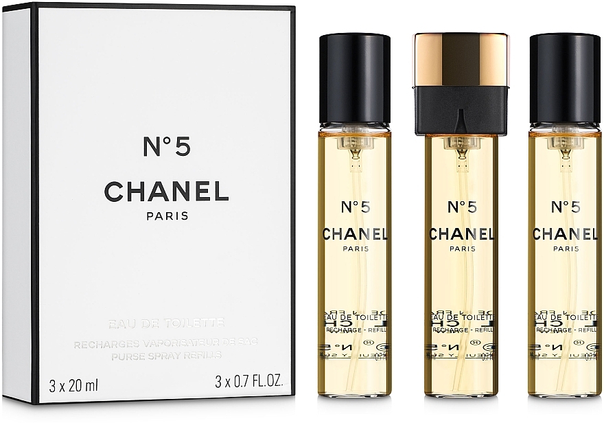 Chanel N5 - Set (refill/3x20ml) — photo N1