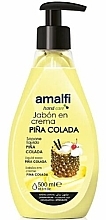 Hand Cream Soap "Pina Colada" - Amalfi Cream Soap Hand — photo N1