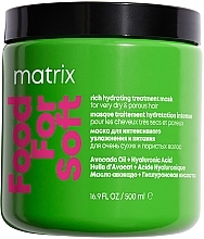 Fragrances, Perfumes, Cosmetics Intensive Hydration Hair Mask - Matrix Food For Soft