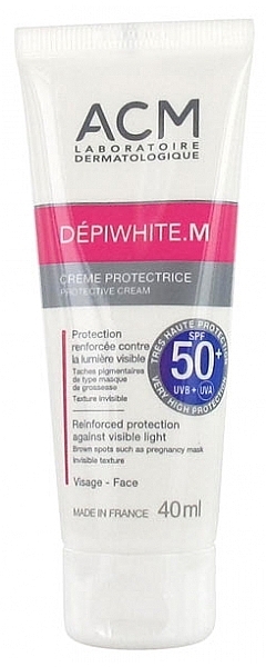 Facial Sun Cream SPF50+ - ACM Laboratoire Depiwhite.M Protective Cream SPF 50+ — photo N1