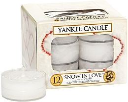 Fragrances, Perfumes, Cosmetics Tea Light Candles - Yankee Candle Scented Tea Light Candles Snow in Love