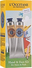 Fragrances, Perfumes, Cosmetics Set - L´Occitane Hand & Foot Kit (h/cr/75ml + f/cr/75ml)