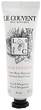 Fragrances, Perfumes, Cosmetics Le Couvent des Minimes Aqua Paradisi - Hand Cream