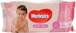 Fragrances, Perfumes, Cosmetics Baby Wet Wipes Soft Skin, 56 pcs - Huggies