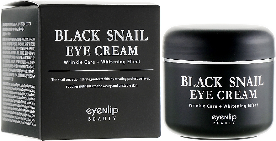 Multifunctional Eye Cream - Eyenlip Black Snail Eye Cream — photo N1