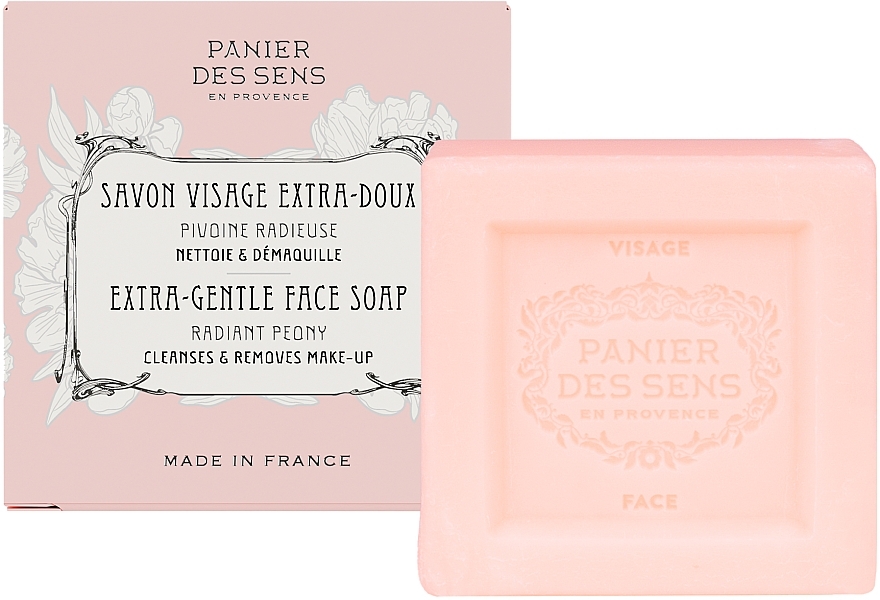 Extra-Gentle Face Soap - Panier des Sens Radiant Peony Extra-Gentle Face Soap — photo N1