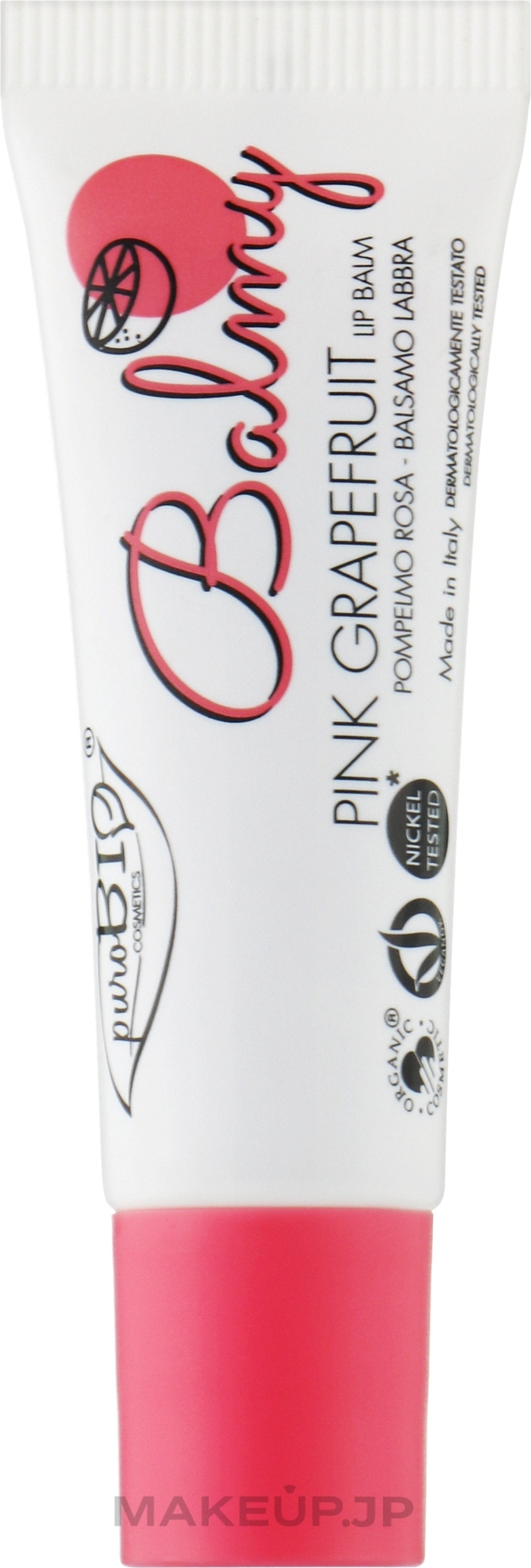 Lip Balm - PuroBio Cosmetics Balmy Lip Balm Pink Grapefruit — photo 10 ml