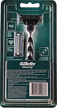 Shaving Razor with 2 Refill Cartridges - Gillette Mach3 — photo N2