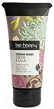 Fragrances, Perfumes, Cosmetics Coco and Lilac Hand Cream - Bio Happy Coco & Lilac Hand Cream