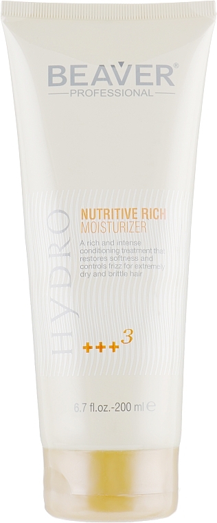 Nourishing Intensive Moisturizer for Dry & Porous Hair - Beaver Professional Hydro — photo N1