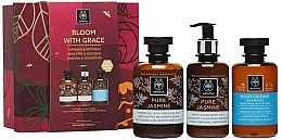 Fragrances, Perfumes, Cosmetics Set - Apivita Set Bloom With Grace (sh/gel/300ml + b/milk/200ml + shm/250ml)