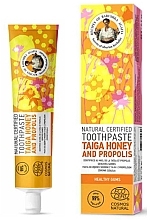 Fragrances, Perfumes, Cosmetics Taiga Honey & Propolis Natural Toothpaste - Retsepty Babushki Agafi