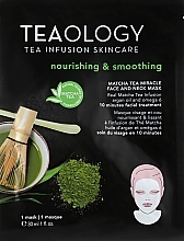 Fragrances, Perfumes, Cosmetics Face & Neck Mask with Matcha Extract - Teaology Matcha Tea Miracle Face Neck Mask