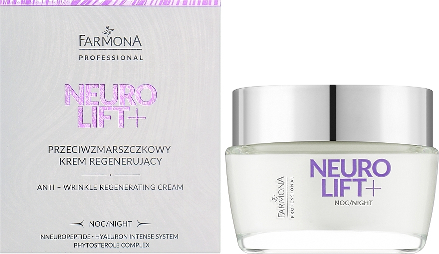 Regenerating Night Cream - Farmona Neuro Lift+ Anti-Wrinkle Regenerating Night Cream — photo N2