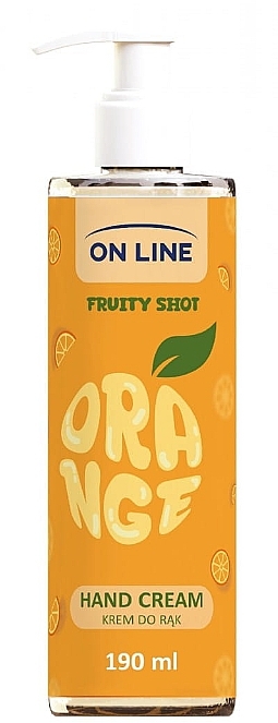 Orange Hand Cream - On Line Fruity Shot Hand Cream — photo N1