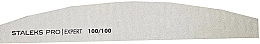 Fragrances, Perfumes, Cosmetics Mineral Nail File Crescent NFB-40/4, 100/100 grit - Staleks Pro