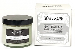 Fragrances, Perfumes, Cosmetics Scented Candle "Green Apple" - Eco Life Candles 