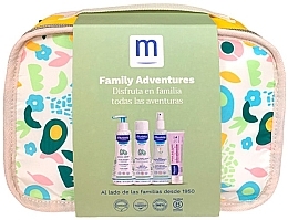 Set, 5 products - Mustela Family Adventures Pastel Suitcase — photo N2