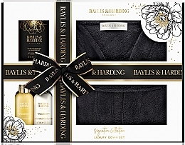 Fragrances, Perfumes, Cosmetics Set - Baylis & Harding Sweet Mandarin & Grapefruit (sh/gel/100ml + b/lot/100ml + b/salt/ 75g + robe)