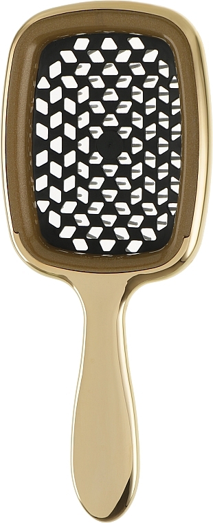 Limited Edition Hair Brush, gold and brown - Janeke Superbrush Limited — photo N2