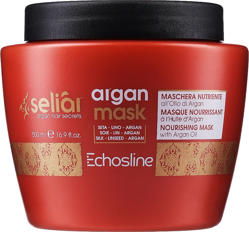Argan Oil Hair Mask - Echosline Seliar  — photo N1