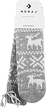 Fragrances, Perfumes, Cosmetics Warm Women Knee-High Socks with Norwegian Pattern, grey - Moraj