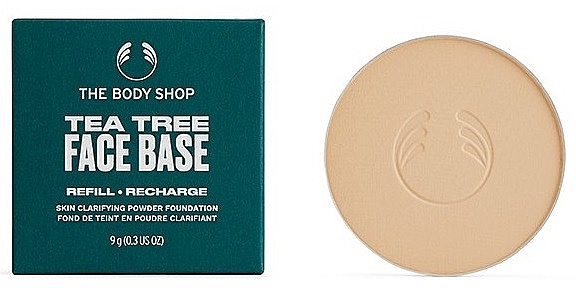 Tea Tree Face Powder - The Body Shop Tea Tree Face Base Powder Refill — photo N1