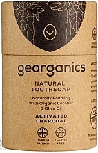 Fragrances, Perfumes, Cosmetics Activated Charcoal Toothsoap - Georganics Tooth Soap Stick Activated Charcoal