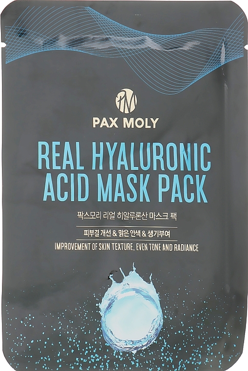 Hyaluronic Acid Sheet Mask - Pax Moly Real Hyaluronic Acid Mask Pack — photo N1