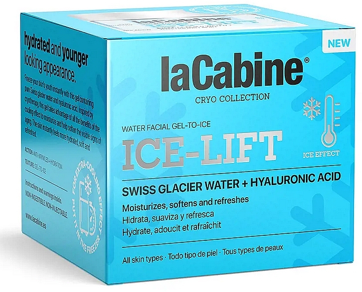 Cooling Face Lifting Gel  - La Cabine Ice Lift Face Gel — photo N2