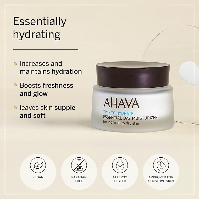 Moisturizing Cream for Normal & Dry Skin - Ahava Time To Hydrate Essential Day Moisturizer Normal to Dry Skin — photo N5