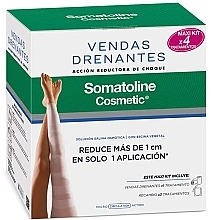 Fragrances, Perfumes, Cosmetics Drainage Leg Bandage Set - Somatoline Cosmetic Vendas Drenantes 4 Tratamientos