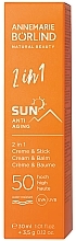 Anti-Aging Sunscreen stick - Annemarie Borlind 2in1 Sun Anti-Aging Cream & Stick SPF 50 — photo N2