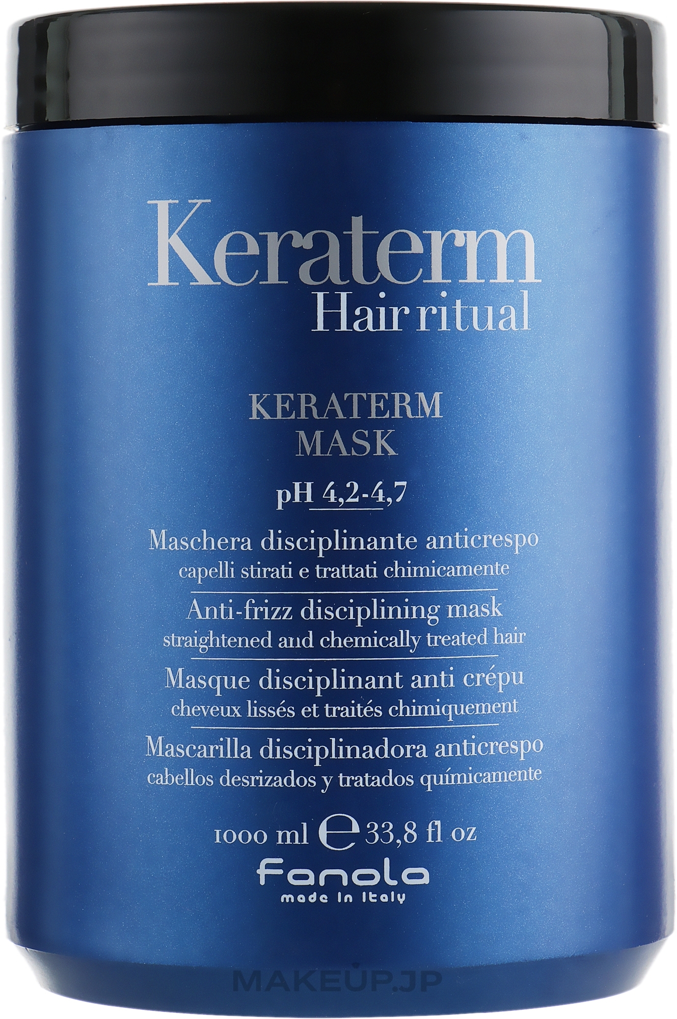 Repair Mask for Damaged Hair - Fanola Keraterm Mask — photo 1000 ml