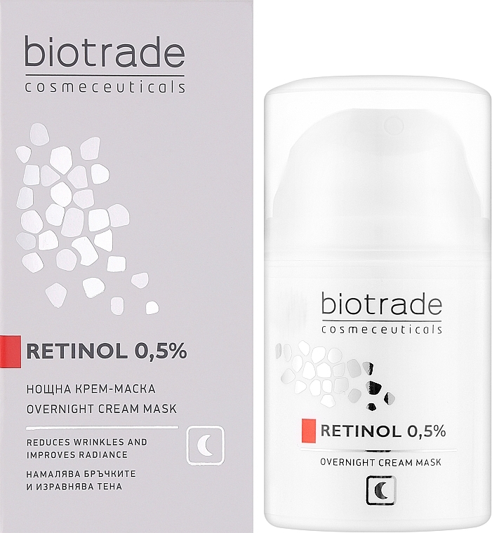 Night Cream Mask with 0.5% Retinol - Biotrade Retinol 0.5% Overnight Cream Mask — photo N3