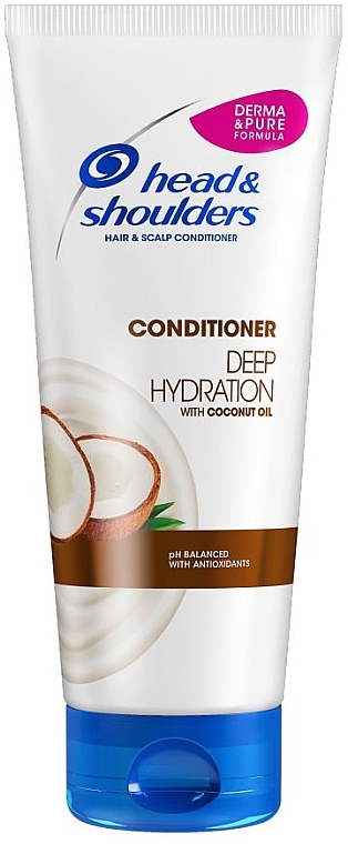 Anti-Dandruff Conditioner "Deep Hydration" with Coconut Oil - Head & Shoulders Conditioner — photo N1