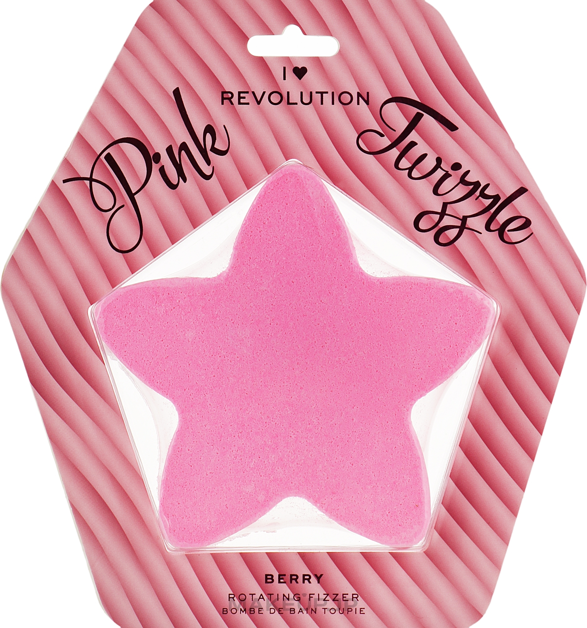 Bath Bomb - I Heart Revolution I Love Revolution Pink Twizzle Star Fizzer  — photo 100 g