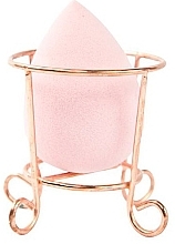 Makeup Sponge with Basket, pink - Donegal — photo N2