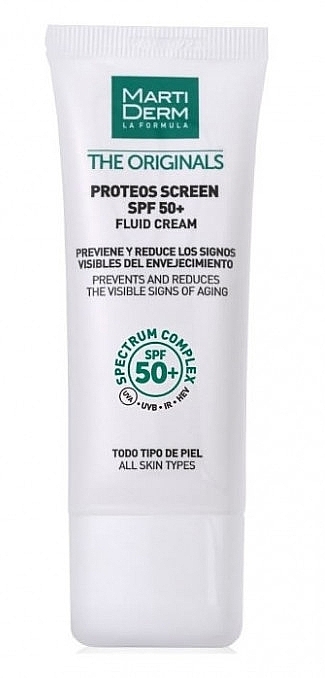 Sunscreen Fluid - Martiderm The Originals Proteos Screen SPF 50+ Fluid Cream — photo N2