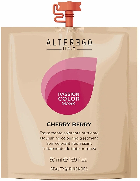 Cherry Berry Nourishing Colouring Treatment - Alter Ego Passion Color Mask — photo N1