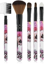 Fragrances, Perfumes, Cosmetics Makeup Set MB-202, 5 pcs - MaxMar Brushes Set