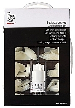 Fragrances, Perfumes, Cosmetics Set - Peggy Sage Set (tips/200 + glue/3g)