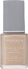 Fragrances, Perfumes, Cosmetics Waterproof Foundation - Mavala Mavalia Fluid Foundation Water Resistant