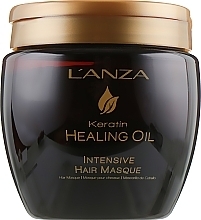 Intensive Hair Mask - L'anza Keratin Healing Oil Intesive Hair Masque — photo N1