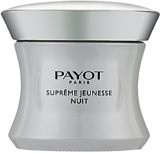 Fragrances, Perfumes, Cosmetics Anti-Aging Night Cream - Payot Supreme Jeunesse Nuit Night Cream