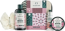 Fragrances, Perfumes, Cosmetics Set, 5 products - The Body Shop Bloom & Glow British Rose Essentials Gift