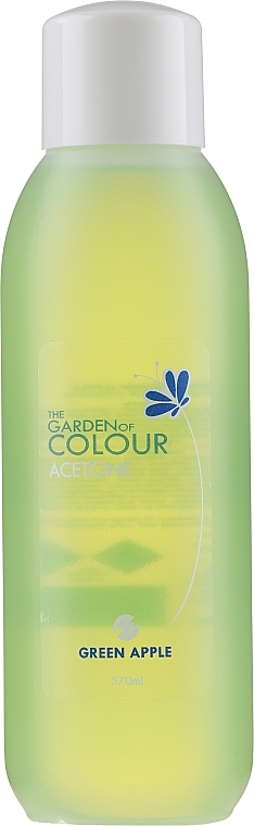 Nail Polish Remover "Green Apple" - Silcare The Garden Of Colour Aceton Green Apple — photo N1