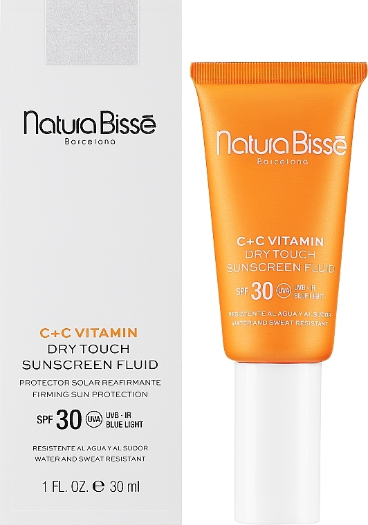 Face Fluid - Natura Bisse C+C Dry Touch Sunscreen Fluid SPF30 — photo N2