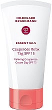 Fragrances, Perfumes, Cosmetics Anti-Rosacea Relaxing Day Cream - Hildegard Braukmann Essentials Couperose Relaxing Cream Day SPF15