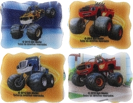 Fragrances, Perfumes, Cosmetics Washcloth Set 'Flash', 4pcs, blue 2 - Suavipiel Blaze And The Monster Machines